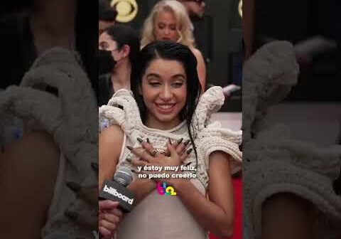 María Becerra En Grammys | #grammys #mariabecerra #shorts #viral #ytshorts #latribu #camilo #jbalvin