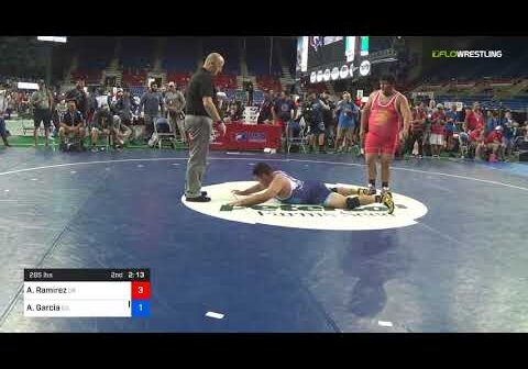 2018 USMC-USAW Cadet &#038; Junior GR Nationals/Junior 285 Round Of 64 &#8211; Adrian Ramirez (OR) Vs. Andy G