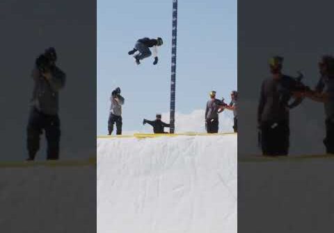 Massive Double Flip at the 2023 World Quarterpipe Championships!