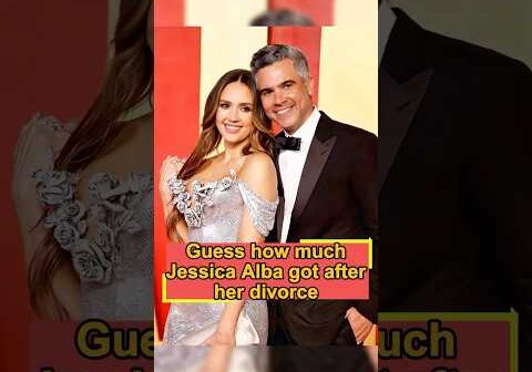 Guess how much Jessica Alba got after her divorce?#foryou #usa #celebrity #fyp