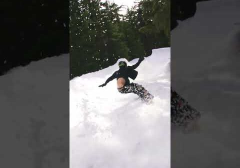 DIY Snowboard Park with Max Warbington #shorts #snowboarding