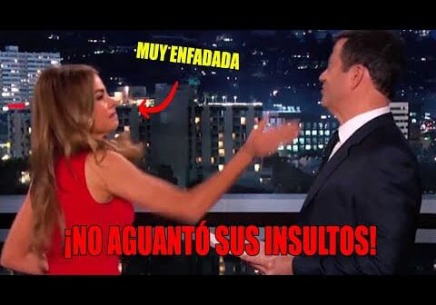 Sofía Vergara NO AGUANTÓ  las groserías de Jimmy Kimmel