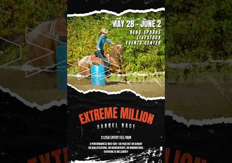 Extreme Million Barrelrace Reno 2024 – Social Promo