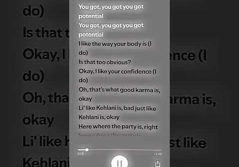 KEHLANI &#8211; Jordan Adetunji &#8211; Speed Up #shorts #lyrics