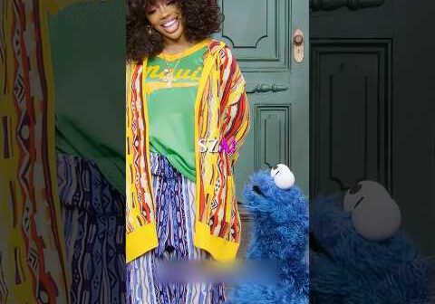 SZA visits Sesame Street 🥹🍪