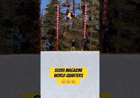 World Quarters @SlushtheMagazine #quarterpipe #extremesport #snowboarding #mammothmountain #snow