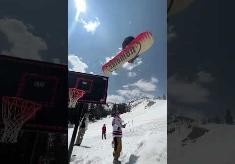 The most Baller Snowboard clip ever? 🏂🏀 — Pat Fava at Brighton Resort