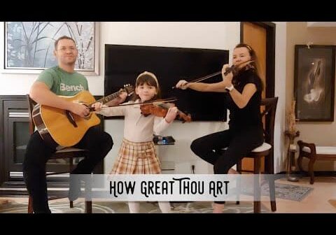 How Great Thou Art &#8211; Violins and Guitar; Didingas Tu &#8211; Smuikas su Gitara