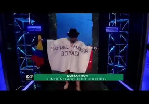 Dumar Roa entrada homenaje al campesino Boyacense en combate global