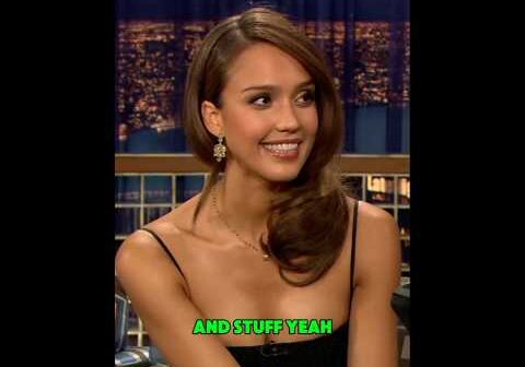 Jessica Alba told that My School Friends can tease me anytime | Conan O’Brien & Jessica Alba | show.