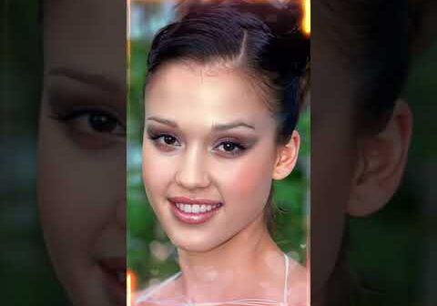 💥 Impresionante Jessica Alba y Después 🎉 #viral #famosos #jessicaalba #movie #antesydespues #viral
