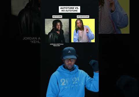 Autotune Vs. No Autotune: Jordan Adetunji “KEHLANI” #shorts #music #khelani #viral #autotune