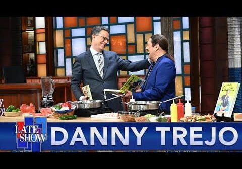 Danny Trejo Makes Agua Fresca and Danger Dogs with Stephen Colbert