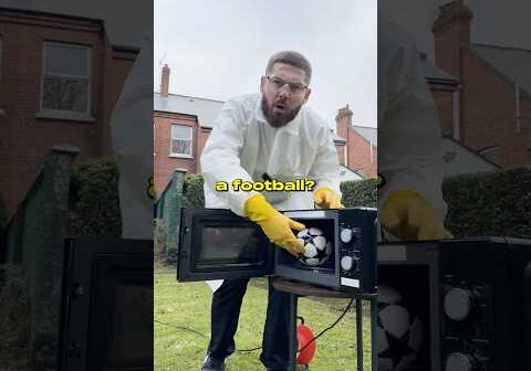 What Happens If You Microwave A Football? ⚽️💥