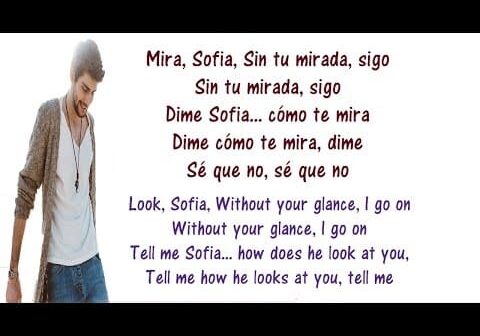 Alvaro Soler &#8211; Sofia Lyrics English and Spanish &#8211; Tranlsation &#038; Meaning &#8211; Letras en ingles