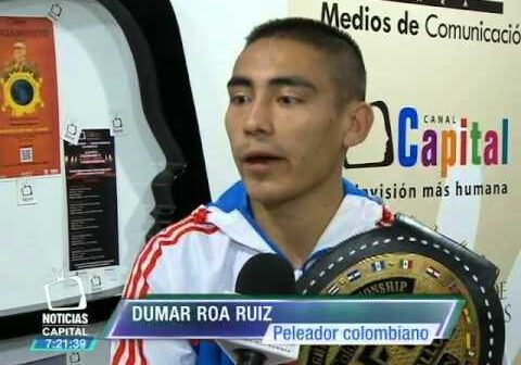 Con Dumar Roa, Colombia competirá por primera vez en en el Mundial de artes marciales mixtas