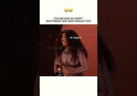 Even celebrities have favorite celebrities 😝❤️🤩 #sza #taylorswift #music #snooze