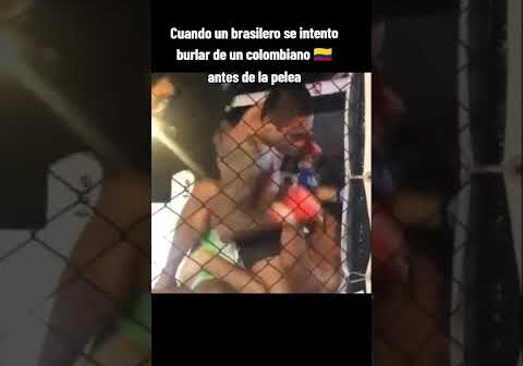 Cuando un brasilero intentó burlarse de Dumar Roa antes de la pelea