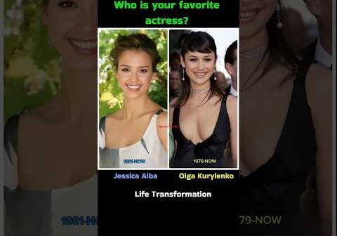 Jessica Alba & Olga Kurylenko Life Transformation Then and Now #cute#trending#tiktok#reels#actress