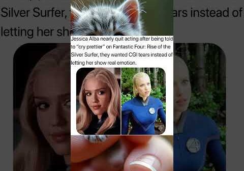 Jessica Alba nearly quit acting after being told to cry prettier on Fantastic Four   Rise of the