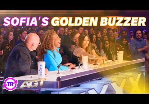 Sofia Vergara SMASHES Her GOLDEN BUZZER For Comeback BGT Aerial Duo! 🌟