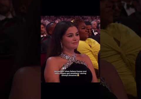 Selena Gomez and Sofia Vergara crying at the emmys?!?😱😭💔 #selenagomez #sofiavergara