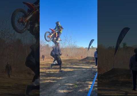 Girl almost dies at dirtbike race 😯