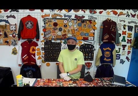 With spring sports canceled, varsity jacket company making masks instead