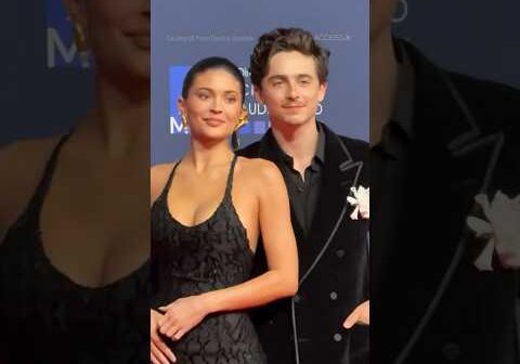 Timothée Chalamet & Kylie Jenner Make Red Carpet Debut As Couple