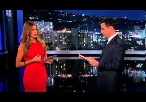 Sofia Vergara slaps Jimmy Kimmel on US TV