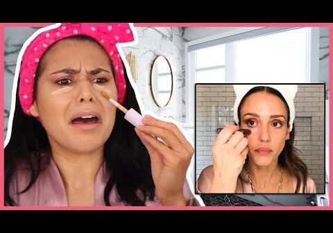 Trying Jessica Alba’s STRANGE 26-Step Vogue Makeup Tutorial
