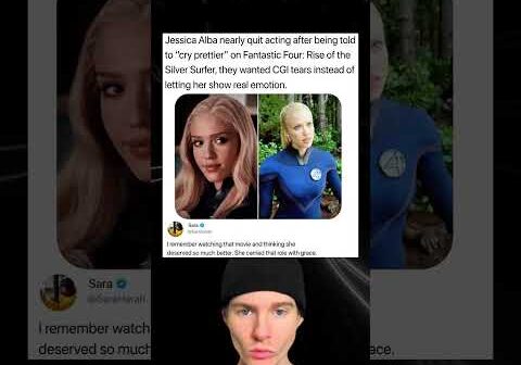 Jessica Alba nearly quit acting after being told to “cry prettier” on Fantastic Four: Rise of the