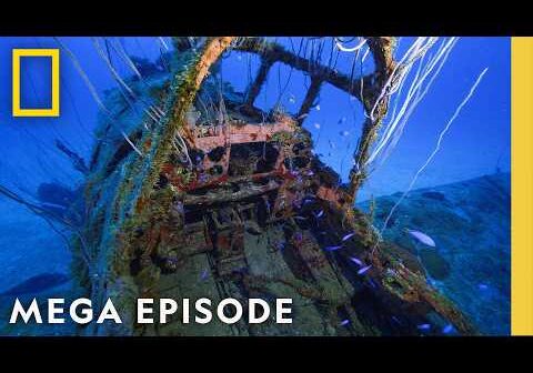 The Greatest Mysteries of the Pacific Ocean | Drain the Oceans | MEGA EPISODE | Nat Geo