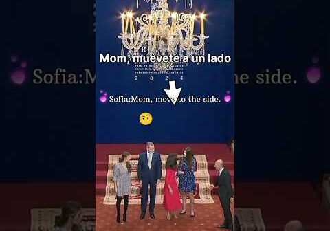 🫤standing Argument🙆 infnta Sofia and mother Letizia, royal family of Spain#leonor#sofia#felip