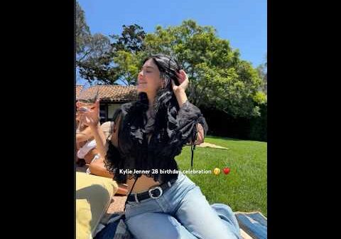Kylie Jenner 28 birthday celebration new viral video #viralvideo #viralshort #shorts #ytshorts