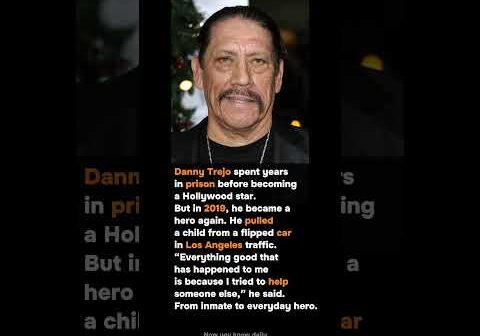 DANNY TREJO BECAME A HERO IN REAL LIFE