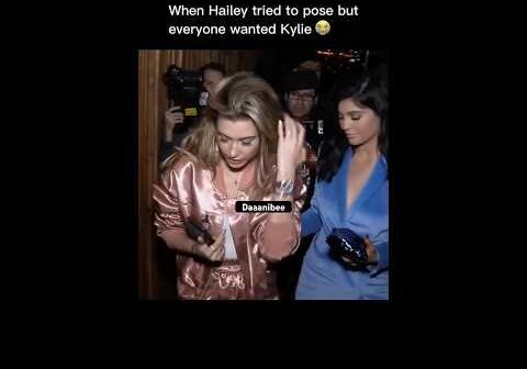 Everyone wanted kylie 😭🥺 hailey and Kylie viral video #viralvideo#kyliejenner #trending #daaanibee
