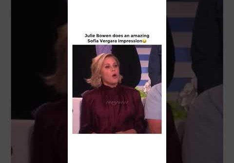 Julie Bowen Does A SPOT-ON Sofia Vergara Impression!