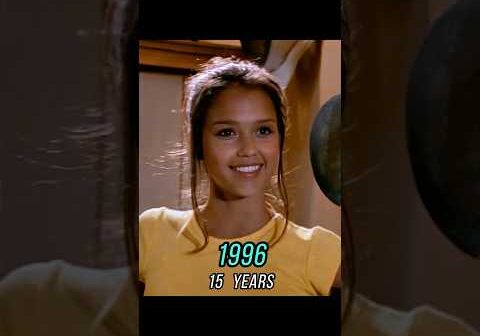 Jessica Alba Throug the Years #jessicaalba #evolution #movie #fyp