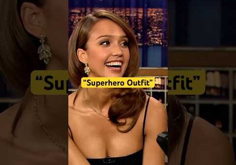 Jessica Alba’s AWKWARD Experience Wearing the Fantastic Four Costume#shorts