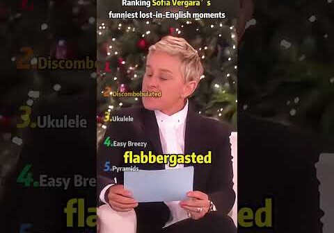 Which of Sofia Vergara’s funniest moments with broken English #celebrity #accent #english #funny