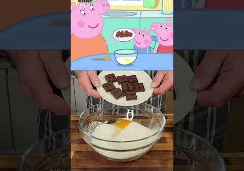 Oink Your Way To Peppa’s Chocolate Paradise!😋#shorts #peppa #birthdaycake #chocolate