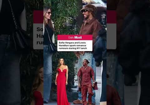 Sofia Vergara and Lewis Hamilton looked very cozy in New York