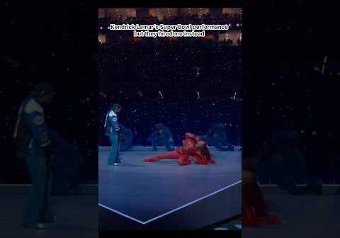SZA during Kendrick Lamar’s Super Bowl Performance