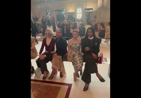 Jessica Alba, Ciara, Emma Roberts, and Naomi Watts at Tory Burch Spring 26 NYFW Show