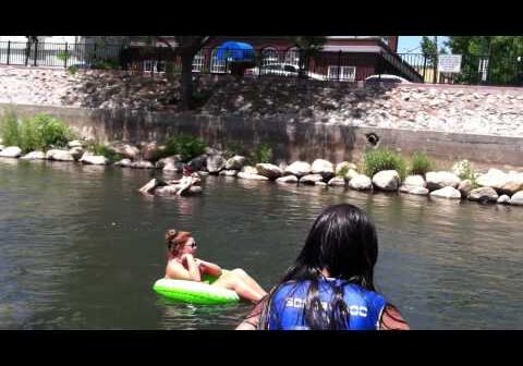 Swimming @ Truckee River-Reno 4th of July 2014