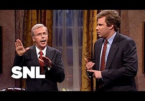 George H. W. Bush Gives Debate Advice to George W. Bush – SNL