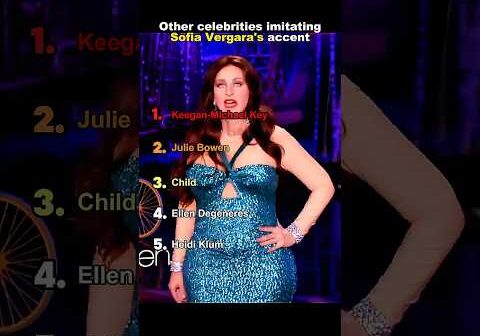 They do their best Sofia Vergara impressions#SofiaVergara #Accent #celebrity #impression #funny