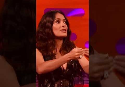 Salma Hayek meets Danny Trejo for the first time after prison & shows off his chest tattoo of her