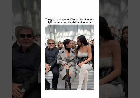 Who is this diva ☠️❤️‍🔥 Kylie and Kim at the maison margiela Fashion Show #kyliejenner #viralshort